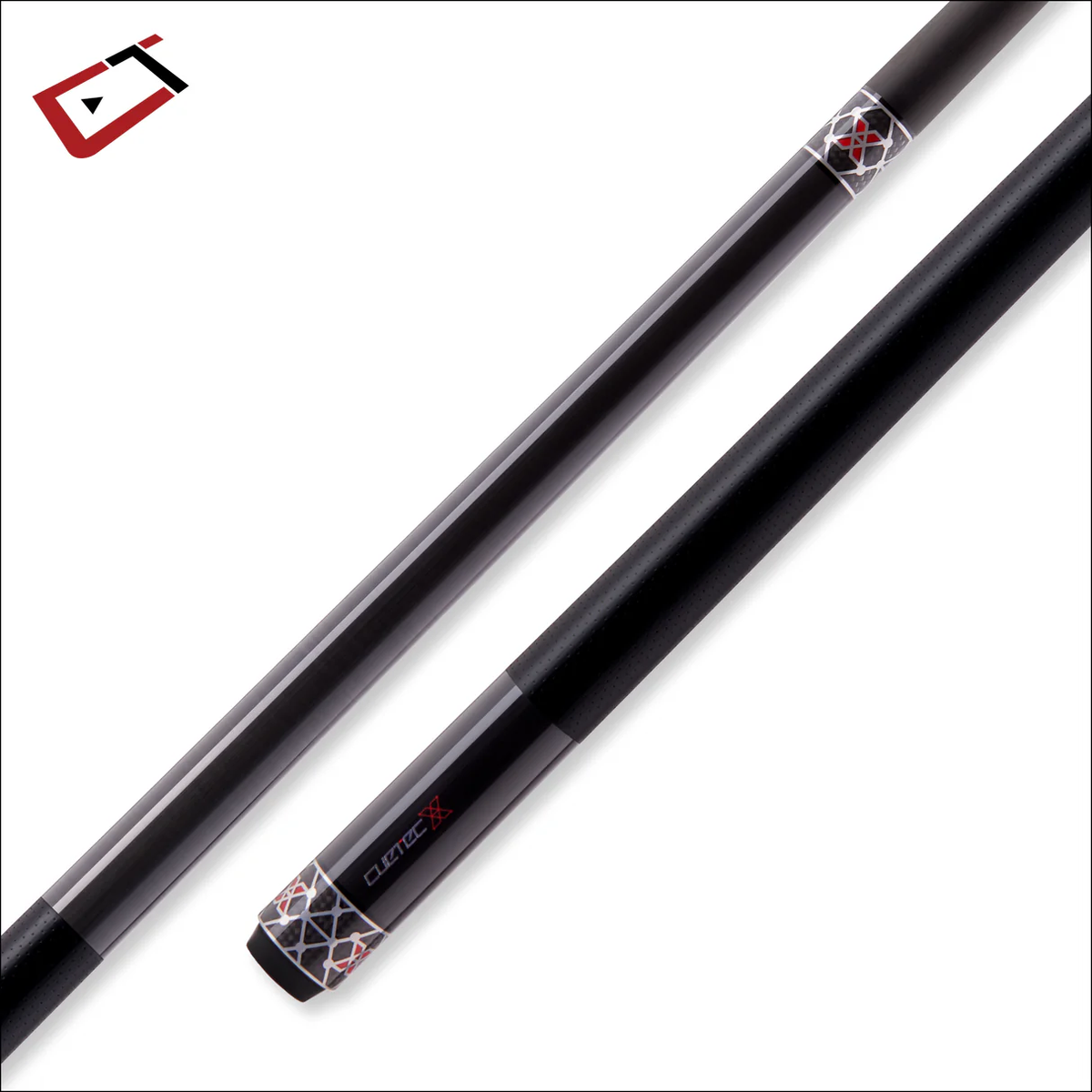 CUETEC X SERIES RAW CUE W/WRAP CYNERGY CARBON FIBER 12.5MM SHAFT