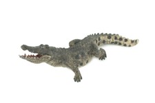 Alligator Toy, Crocodile, Movable Jaws, Realistic Rubber Model, 7" CH817 BB189