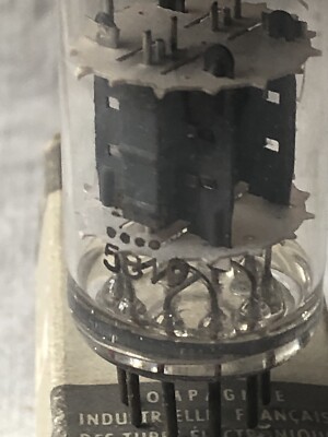 ECC82, 12au7 Mazda D Getter, long plates, Vacuum Tube, lampe, Röhre
