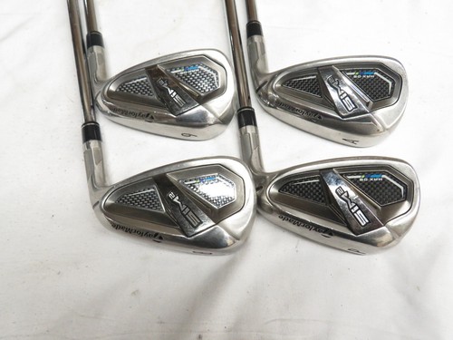 Used Taylormade SIM2 Max OS Iron Set 8-PW,AW KBS Max MT 85s Stiff Steel Shafts S - Picture 8 of 9