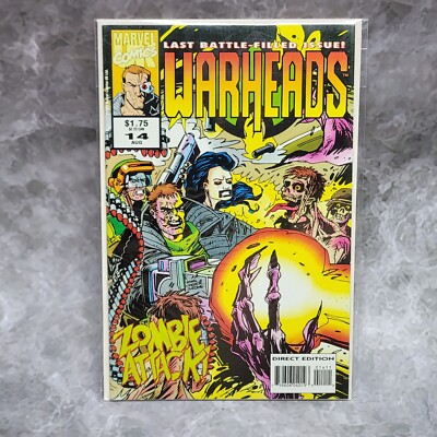 Warheads #14 1993  UK Marvel Comics Comic book Bagged & Boarded