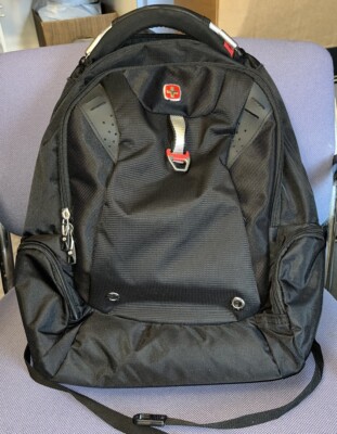 Swiss Gear Black TSA Friendly ScanSmart Laptop Airflow Backpack Shock Absorbing