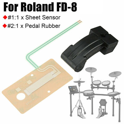 Für Roland Drum FD-8 Hi Hat Blattsensor & Pedal Rubber Actuator Circuit