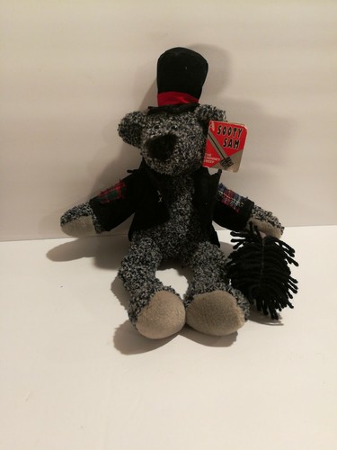 Sooty Sam The Chimney Sweep Rare vintage Teddy Bear 15'' Plush Stuffed Animal - Picture 6 of 12