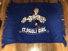 St. Pauli Girl Throw Blanket 3 Strikes Custom Design New York