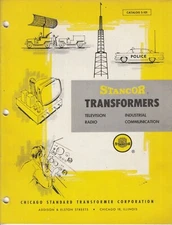 Vintage 1955 STANCOR Transformer Replacement Guide CATALOG TV Audio Radio