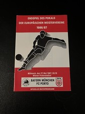 EC Landesmeister ; Finał : Bayern Monachium - FC Porto ; 27.05.1987 , Wiedeń
