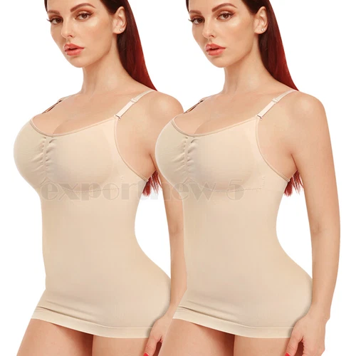 Lady Cami Tummy Firm Control Body Shaper Slimming Waist Shapewear Seamless Vest - Picture 34 of 41