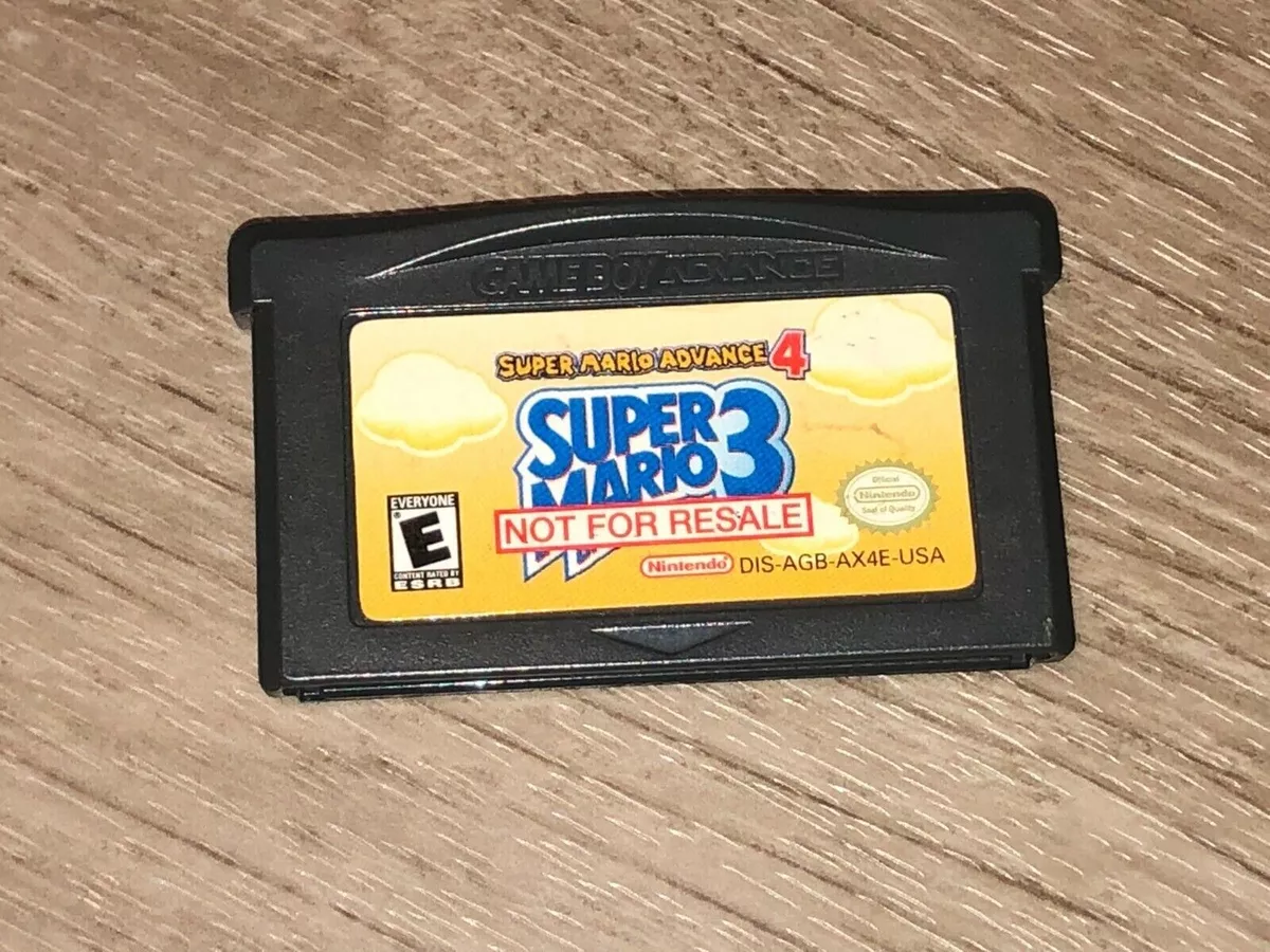 Super mario 3 game boy advance sale
