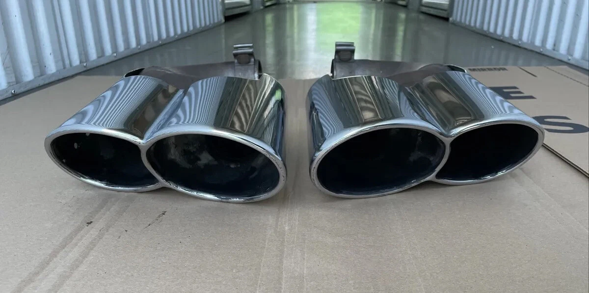 Porsche Cayenne Turbo 955 Factory Exhaust Tips Eisenmann  