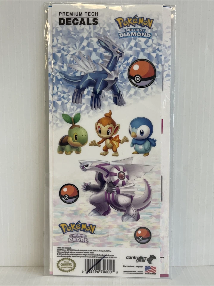Pokemon Brilliant Diamond And Shining Pearl Premium Tech Decals Target Exclusive - Image 2 of 4
