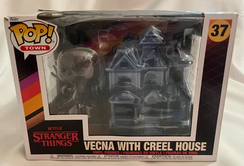 Funko Pop! Town: Stranger Things - Vecna with Creel House #37 NEW (box has tear)