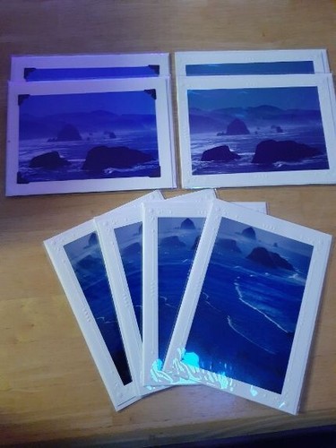 Set of 10 handmade 5x7 blank photo note cards & env's - Pacific Northwest themes - Picture 4 of 14