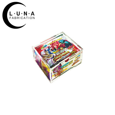 Acrylic Display Case for Dragon Ball CCG Unison Warrior Booster Box