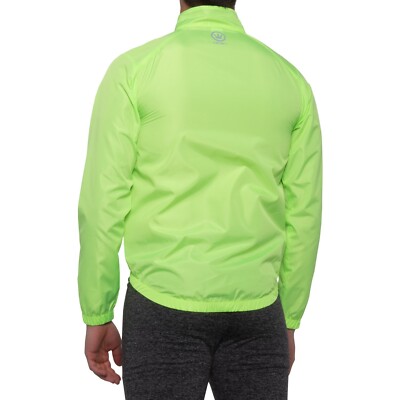 ジャケット・アウター canary NWT $75 CANARI CYCLEWEAR Men M Microlyte Zip Shell Jacket HI