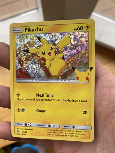 Mcdonald's Pokemon 2021 Holo Pikachu