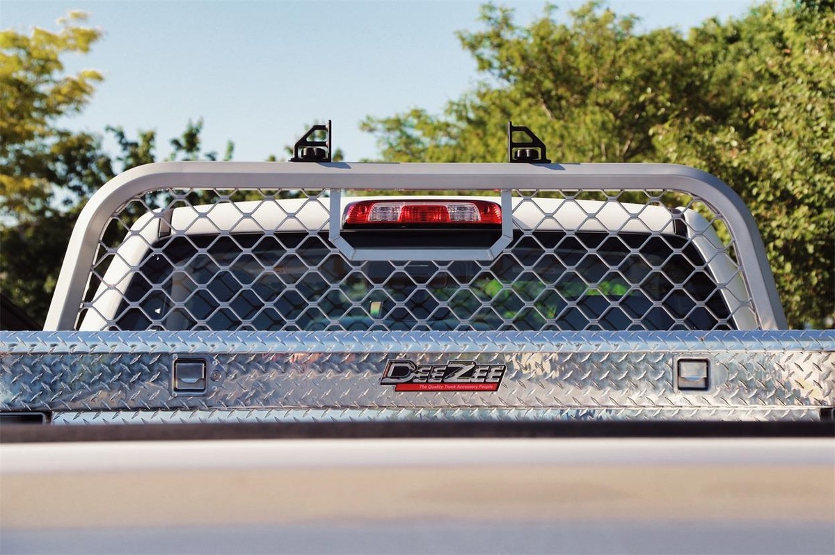 Dee Zee Truck Cab Protector / Headache Rack - +CAB RACK/SILVER