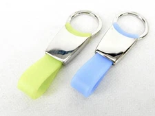 Hang-N-Loop Key Tag, Pull & Turn Key Ring, Pastel Color Choice, Sweda #KC703