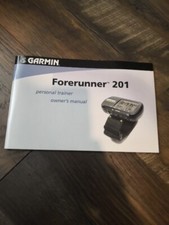 Garmin Forerunner 201 GPS Exercise Fitness Tracker Owners Manual Only