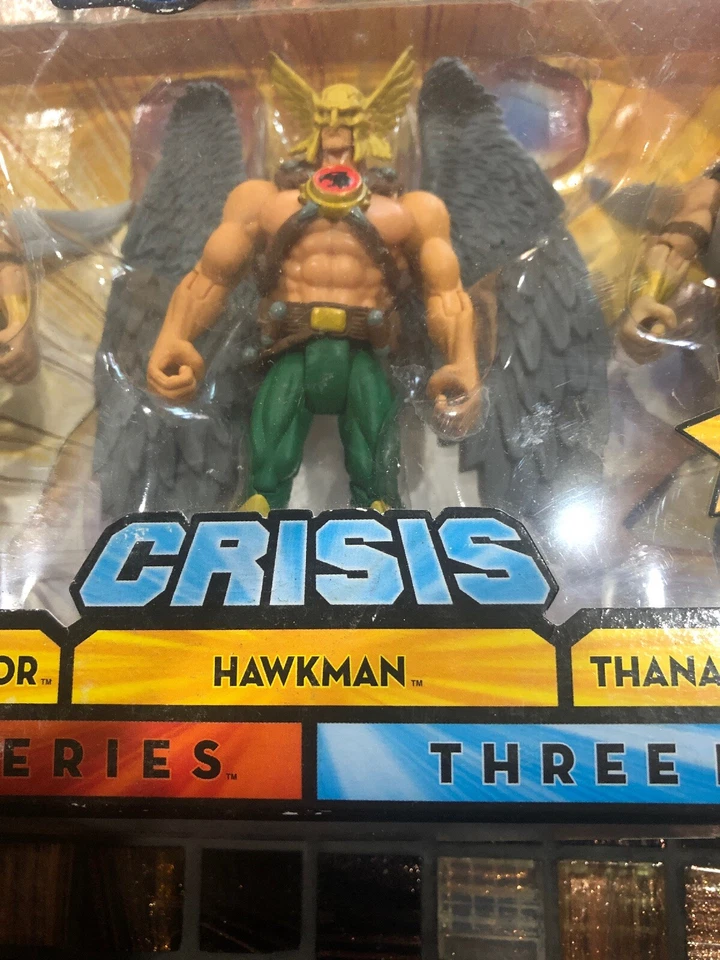 Paquete de 3 figuras DC Universe Infinite Crisis Heroes - (Hawkman / Thanagarian Wa Foto 3 de 4