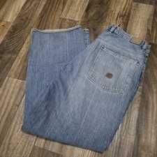 VGT Ecko Unltd Clifton Jeans Men 38 Blue Baggy Skater Y2K Denim Pocket Has Hole