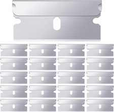 20 Pcs Single Edge Razor Blades Straight Edge Razor for Scraper