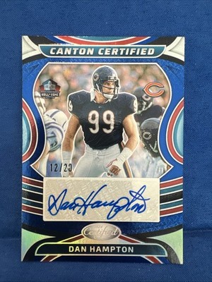 2024 Panini Certified - Canton Certified Signatures Dan Hampton Blue Etch /20
