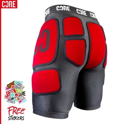CORE Protection Stealth Impact Shorts - Slim Padded Hip Coccyx Ski Skate Scooter
