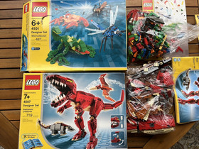 LEGO #4507 Prehistoric Creatures & 4101 Wild Collection 719 & 487 pieces manuals