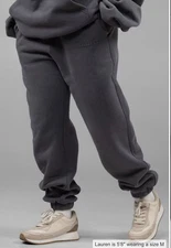 Comfrt The Minimalist Sweatpants. Unisex 3XL Steel Grey