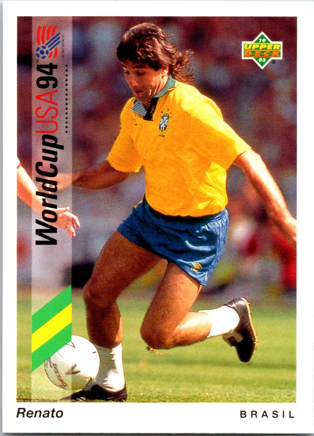 1993 Upper Deck World Cup Preview English/German - Renato (Brazil)