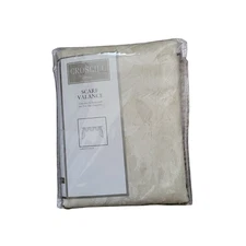 Croscill Home Scarf Valance Parfait Lace Linen 42" X 216" New