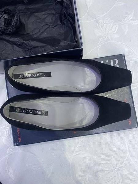 Women Peter Kaiser Heels Black Suede 36