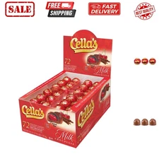 Cella's Dark Chocolate Covered Cherries –  Cherry Cordial Candies – Individua...