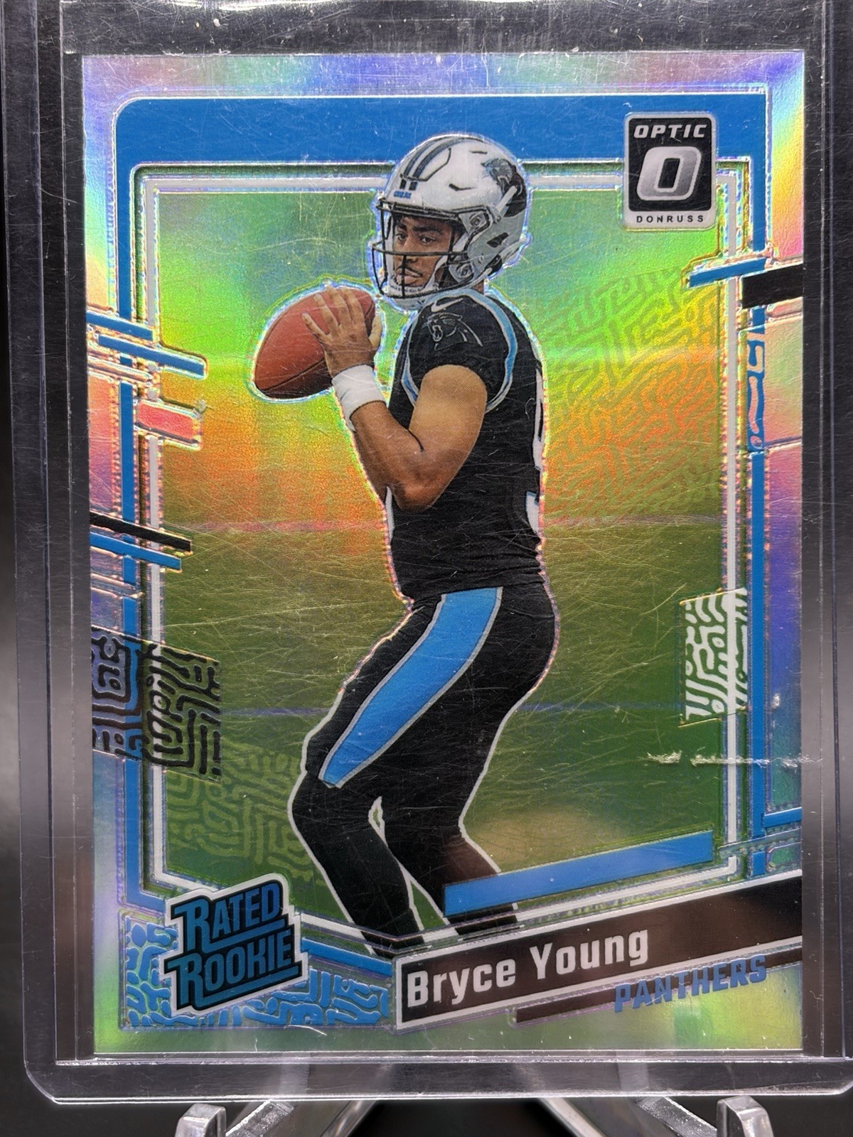 2023 Panini Donruss Optic Bryce Young Rated Rookie Holo Prizm #213 Panthers