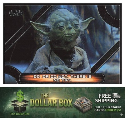 2017 Topps Star Wars: Galactic Files #MQ-2 Do. do not. There is no try Quotes