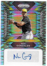 Nick Gonzales 2024 PANINI PRIZM MLB ROOKIE AUTOGRAPH CARD Pirates RC AUTO SP/199. rookie card picture