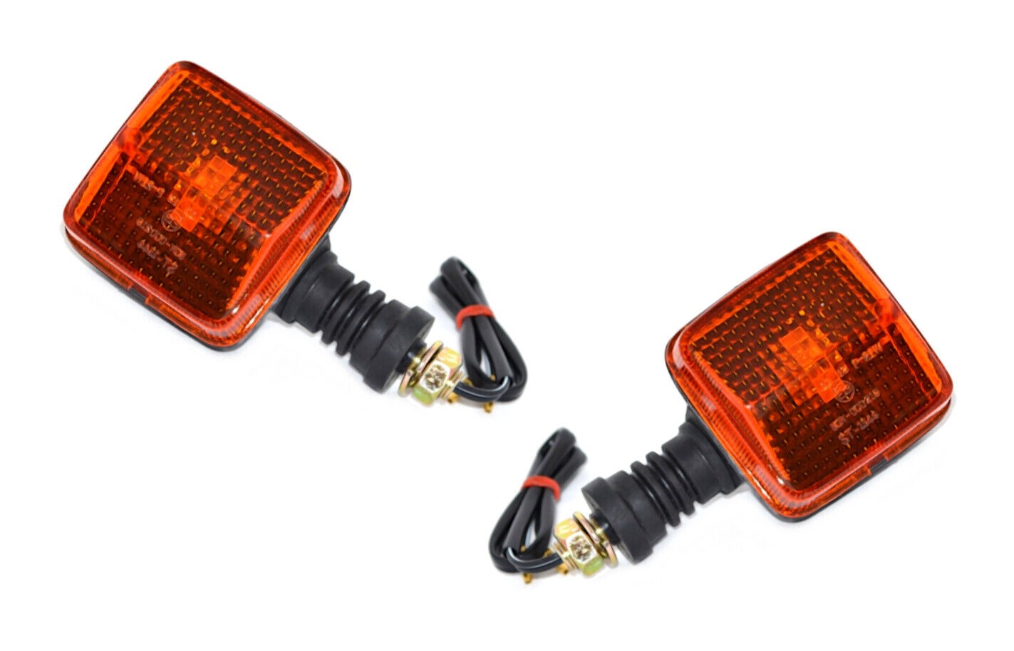 Clignotant moto pour YAMAHA DT TDR TW XT XTZ paire d'indicateurs de direction orange avant arrière