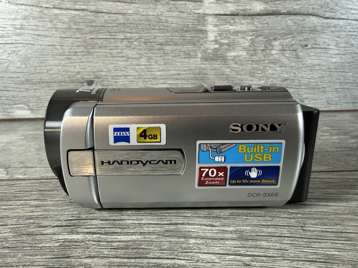 Caméscope Sony DCR-SX65 Rouge, état Parfait, D'occasion, @360RN2504