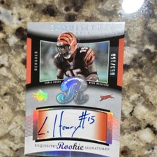 Upper Deck Exquisite Rookie Signatures Chris Henry Autographed Bengals Card #46. rookie card picture
