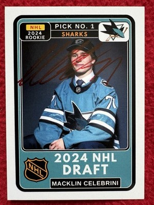 MACKLIN CELEBRINI-Rookie Auto Card (RARE!) | eBay