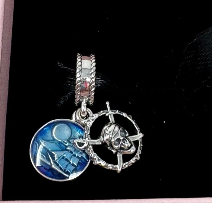 Disney Parks Pandora Charm Pirates Of The Caribbean Dangle Double