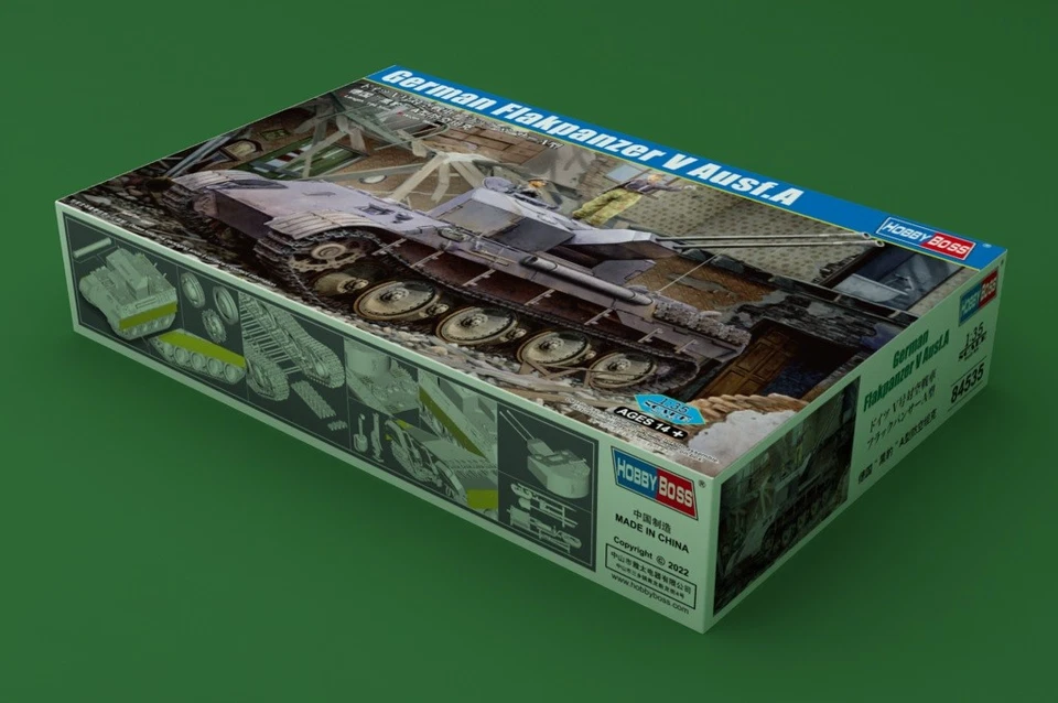 Hobby Boss 84535 GERMAN FLAKPANZER V AUSF.A 1:35 Kit modellismo - Immagine 2 di 4
