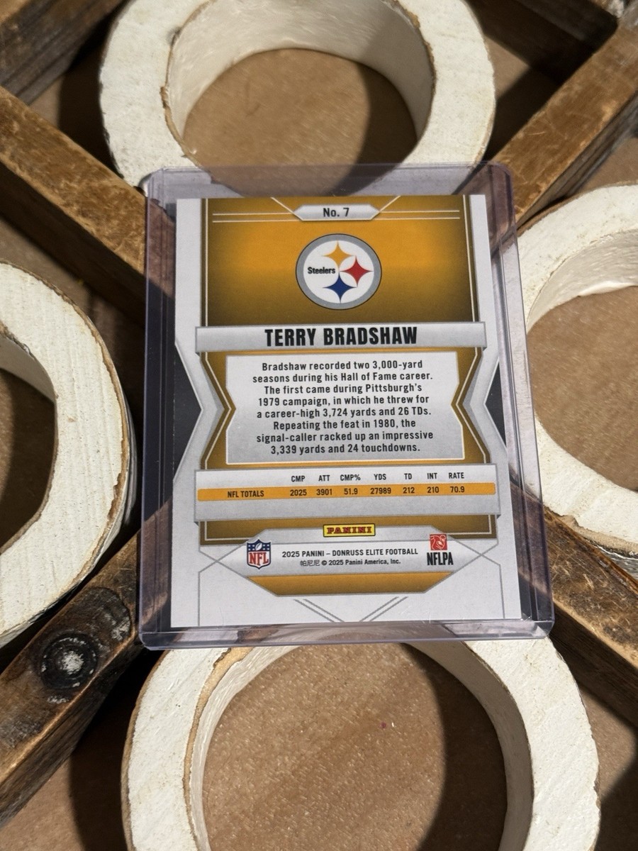Terry Bradshaw 2025 Panini Donruss Elite Football Card #7