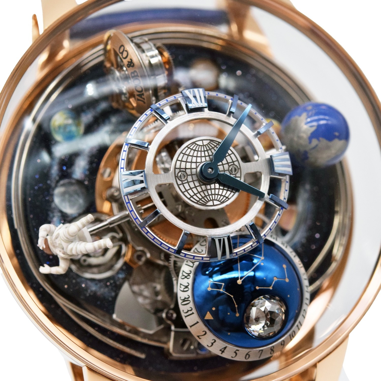 Jacob & Co. Astronomia Maestro AM500.40.AC.SD.DBALA Rose Gold 50mm Men ...