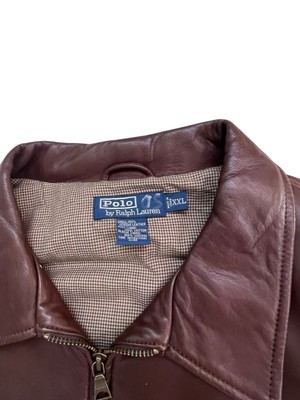 90s Polo Ralph Lauren Brown Soft Leather Chinstrap Leather 90s Polo Ralph Lauren Brown Soft Leather Chinstrap Leather