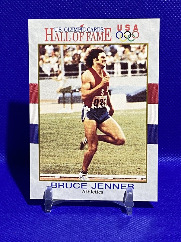 1991 Impel U.S. Olympic Cards Bruce Jenner Hall of Fame Sports Trading Card #33 
