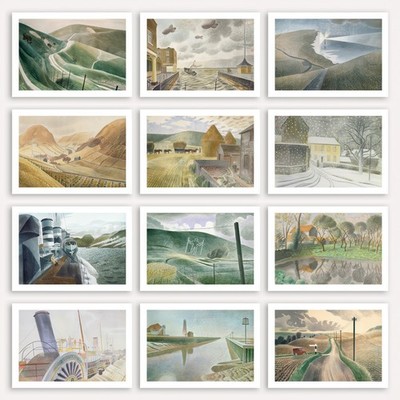 Eric Ravilious TOP AUSWAHL Fine Art Prints A1 A2 A3 A4 A5 easy fit Wandbilder