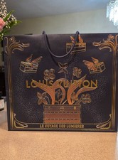 Louis Vuitton Holiday Paper Gift Shopping Bag 15.75  13.50
