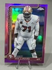 2025 Topps Chrome Trent Williams 265 Pink Refractor  /250 SP